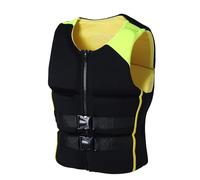 High-Buoyancy Float Jacket Breathable Design with Adjustable Fit and Ergonomic Cut for Swimming Kayaking Snorkeling Boating Water Sports Use(black,L)