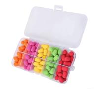 High Buoyancy Foam Bait Balls 100pcs for Carp(T0310X100C Single)