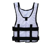 High-Buoyancy Neoprene Life Jacket for Adults Adjustable Water Sports Swim Vest with Secure Fit and Comfortable Snorkel Vest for Kayaking, Snorkeling, Fishing(WHITE)