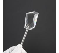 High Camera Filter with Polygonal For Crystal Glass Element for Studio Use Where Consistent Light Manipulation and Image Differentiation Are Needed (Transparent)