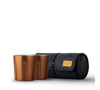 High Camp Flasks | Firelight Tumbler 2-Pack + Soft Case | Copper One Size