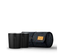High Camp Flasks | Firelight Tumbler 2-Pack + Soft Case | Onyx One Size