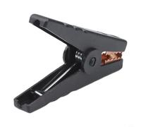High Capacity 100A Battery Clamp with Insulated Crocodile Clips for Use on Car Battery Chargers Compatible with 12V 24V Battery Systems (black)