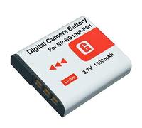 High Capacity - 1300mAH - Rechargeable battery for Sony Cyber-shot Digital Cameras - Compatible with NP-BG1, NP-FG1, NPBG1, NPFG1