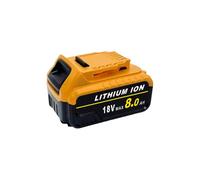 High capacity 18V 8.0h/8000mAh Li-Ion replacement battery Compatible with Dewalt battery 18V DCB200 DCB184 DCB101 DCB107 DCB112 DCB105 DCB115 DCB203 (Battery, 1X8.0Ah)