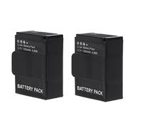 High Capacity - 2 pcs Battery for GoPro HD HERO3, HERO3+ Camcorder - Replacement for AHDBT-201 / AHDBT-301 / AHDBT-302 / AHBBP-301 Battery