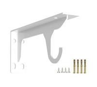 High Capacity 202Lb Shelf Supports Cold Roll Steel Triangles Brackets for Wall Mounted Shelving Rack Home Office Wall Brackets for Shelves