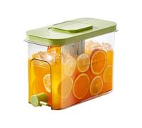 High Capacity 4L Water Bucket with Easy Flows Spouts Ideal for Fruit Infusions Party Drink Storage Iced Teas Dispenser for Family