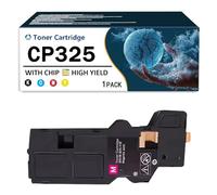 High Capacity CP325 Toner Cartridges Set, 4 Pack CT203486 CT203487 CT203488 CT203489 Replacement For Xerox ApeosPrint C325 C325dw C325df C325Z Multifunction Printer,Magenta-1PACK