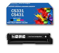 High Capacity CS331 CS431 Toner Cartridges Set, Replacement For Lexmark CS331 CS331DW CX331 CX331ADWE CS431 CS431DW CX431 CX431ADW Multifunction Machine Printer, 4500Page,Black-1Pack