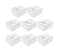 High Capacity Dust Bags Replacement Compatible With Xiaomi Roidmi EVA SDJ06RM Self-Cleaning Emptying Robot Vacuum Cleaner Accessories (Color : 8pcs)