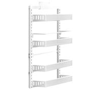 High Capacity Hanging Spice Rack Multi-Layer Design Space-Saving Easy Access for Spice Jars and Bottles Perfect Storage Solution