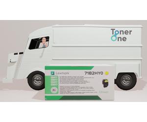High Capacity Lexmark 71B2HY0 Toner Cartridge - Yellow