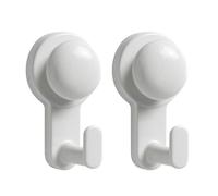 High Capacity Metal Suction Hook 11lb Weight Shower Wall Mount Hangers Vertical Shower Organizers Hook Stainless Steel Suction Cup
