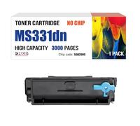 High Capacity MS331dn Toner Cartridge 55B2000 55B2H00 55B2X00 Compatible Toner Cartridge Replacement For Lexmark MS331dn MX331adn MS431dn MS431dw MX431adn MX431adw MX432adwe Printers,Black-3000 Pages