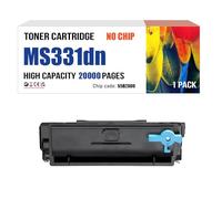 High Capacity MS331dn Toner Cartridge 55B2000 55B2H00 55B2X00 Compatible Toner Cartridge Replacement For Lexmark MS331dn MX331adn MS431dn MS431dw MX431adn MX431adw MX432adwe Printers,Black-20000 Pages