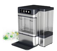 High Capacity Nugget Ice Maker, 38lbs/24h, Quick Release in 6 mins, Stainless Steel Countertop Ice Machine for Home, Office & Parties, Chewable Ice Production