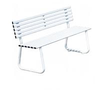 High-Capacity Outdoor Patio Bench, Eco-Friendly Park Bench, Ergonomic Design, Suitable for Gardens/Communities/Lawns(White,Style A)