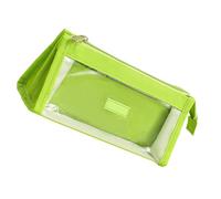 High Capacity Pencil Case 2 Compartments Pen Bag Clear Water Resistant Pouches Marker Pen Organizers for Student School Case