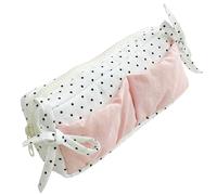 High Capacity Pencil Case Large Bowknot Pen Pouches Zippered Travel Cosmetic Storage Bag for Office School Travel Soft Polyester Cotton Pen Organizer