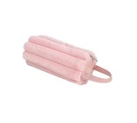 High Capacity Pencil Case with Handle Plush Pen Bag Large Pencils Pouches Travel Cosmetic Bag for Students Adult Women Plush Girls Cosmetic Storage Case