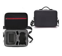 High-Capacity PU/Nylon Carrying Case for DJI Lito X1 Lito 1 RC2 RC-N3 Controller Propellers Batteries Cable Portable Storage Bag with EVA Shock-Absorbing Lining and Shoulder Strap (Black PU)