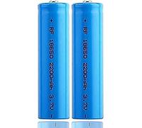 High Capacity Rechargeable Battery 2200mAh High Capacity 3.7V Li-ION Battery Icr 1200 Long Life For LED Flashlight,2 Pcs