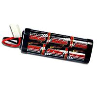 High Capacity Rechargeable Tamiya Connecter RC Battery Pack for RC Car, RC Truck, RC Buggy, RC Truggy ,RC Hobby (Ni-MH 7.2V 3800mAh) Overlander Tornado Battery