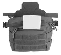 High Capacity Tactical Drop Dump Pouch Waist Pack For Adult Vest Chest Rig, Extension Bag Tool Kit With Extra Straps, Multiple Pocket Top Elastic Strap For Tourniquet(WG)