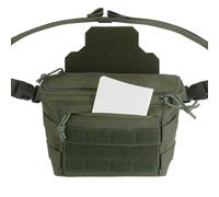 High Capacity Tactical Drop Dump Pouch Waist Pack For Adult Vest Chest Rig, Extension Bag Tool Kit With Extra Straps, Multiple Pocket Top Elastic Strap For Tourniquet(RG)