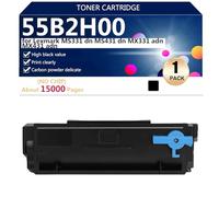 High Capacity Toner Cartridge Compatible 55B2H00 for Lexmark MS331 dn MS431 dn MX331 adn MX431 adn Printer, Smooth Printing,Black