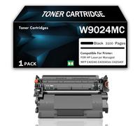 High Capacity W9024MC Black Toner Cartridge Compatible with HP Laser-jet Managed MFP E40040 E40040dn E42540f Printer, With Chip, High-Definition Printing,Black-3100 Page