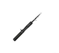 High Carbon Fiber Telescopic Fishing Rod 28cm Short Shrink Pole UL Power Smooth Line Flow Mechanical Reel Lock Travel Camping Luya Fishing Gear Black(C)