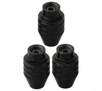 High Carbon Steel 0 3 3 4mm Keyless Quick Change Drill Chuck for M7/M8 Corded Rotary Applications (M7x0.75mm Long)