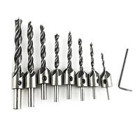 High-Carbon Steel Countersink Drill Bit Set Wood Set Abrasion-Resistant Countersunk Counter Sink Chamfer Tool