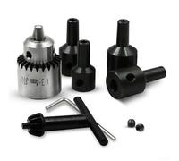 High Carbon Steel Drill Chuck JT0 for 0 3mm to 4mm Bits, Connection for Mini Drilling (8mm)