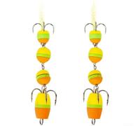 High Carbon Steel Fishing Hook 8.5cm 3 Anchor Barbs | Three anchor hooks, increased catch efficiency, targets for bass snakehead, precise penetration, strong grip