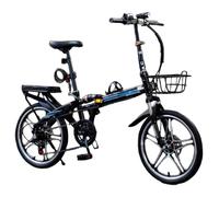 High Carbon Steel Folding City Bike 16 20 22 Inch 7 Speed Compact Portable
