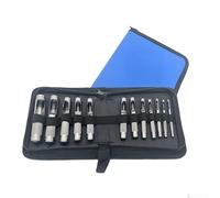 High Carbon Steel Hollow Punch Kit 12 Sizes for Leather | High carbon steel blades, 12 metric sizes 3-16mm, clean round holes, for durable cutting edge, leather canvas rubber