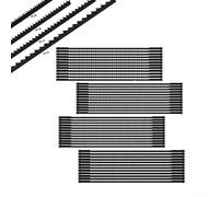 High Carbon Steel Jigsaw Blades 5-Inch Scroll Saw Blade Set for Precision Cutting Wood, Plastic, Non-Ferrous Metals, Flat-End Design, Multiple TPI Options(48 pcs)