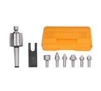 High Carbon Steel Live Center Revolving Interchangeable with 7Pcs Tip CNC Lathe Tailstock