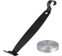 High-Carbon Steel Pottery Tools With Dual-Head Stainless Steel Tips And Comfort-Oriented Handle For Controlled Sculpting And Trimming Tasks