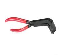 High Carbon Steel Sheet Metal Folding Pliers Set with Straight, 45° and 90° Jaws, Non-Slip Handle Hand Tool for Bending or Straightening Metal Plates and Iron(90°)