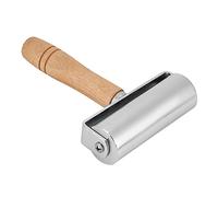 High Carbon Steel Solid Leather Press Edge Roller Leatherworking Roller, Solid Leather Press Edge Roller for Leatherworking (100mm)