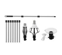 High Ceiling Light Bulb Changer - 13FT Light Replacement Tool with Basket Suction Cup,Multifunctional Bulb Changer for Public Places Chandelier Industrial Floodlight High Ceilings