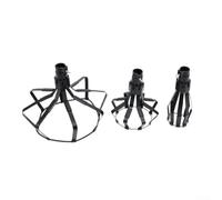 High Ceiling Light Bulb Changer Kit Featuring Extension Poles And Adjustable Eight Finger Cages S M L For Secure Recessed Lamp Replacement Tool Black(M)