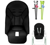 High Chair - 32.68 Inches Chair Seat | Waterproof Sit Up with 2 Pairs Training Chopsticks, Comfortable Breathable Highchair Pad for PU Leather Cushion Pad
