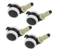 High Chair Caster Wheels 4Pcs Plastic Replacement for Dining Chairs | Plastic Replacement Wheels, Caster Fit, Leg-Mounted, Easy to Clean, Easy to Replace, Universal for Furniture