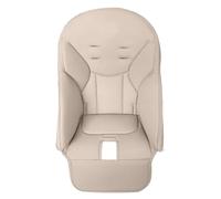 High Chair Cushion Compatible with Pegs Perego, Soft Artificial Leather High Chair Cover, Foldable Highchair Insert Cushion, Washable Non-Slip Dining Seat Thick Pad, for Most Baby High Chairs