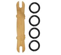 High Chair Footrest | Natural Wooden Feet Non Slip Adjustable Rest for | Compatibility Strollers Footrest | Atlope High Chairs Waterproof Polyester Cushion